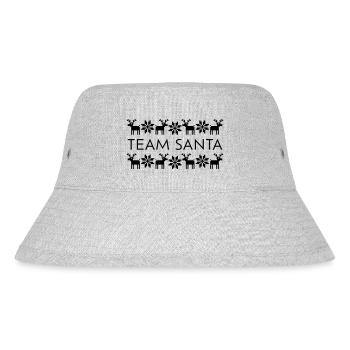 Elche Stars Norway Ugly Christmas Team Santa - Stanley/Stella Recycled Bucket Hat - heather grey - Front