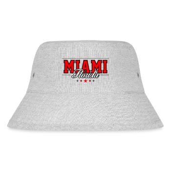 Miami - Stanley/Stella Recycled Bucket Hat - heather grey - Front