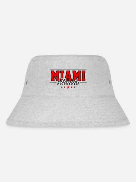 Miami - Stanley/Stella recycelter Bucket Hat - Grau meliert