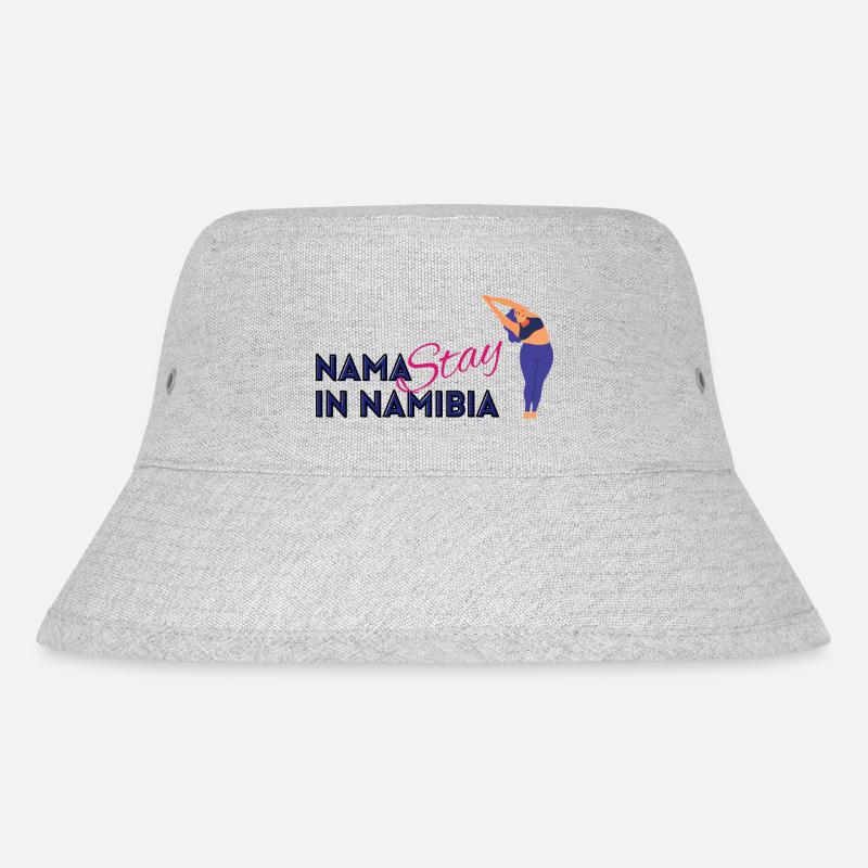 NamaSTAY in Namibia - Stanley/Stella recycelter Bucket Hat - Grau meliert