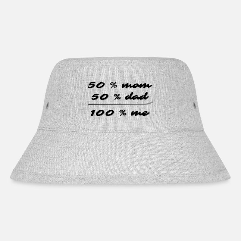 50% maman, 50% papa, 100% moi - Bob recyclé Stanley/Stella - gris chiné