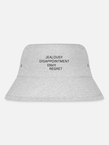 LOVE - Stanley/Stella recycelter Bucket Hat - Grau meliert