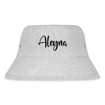 Name - Aleyna - Stanley/Stella recycelter Bucket Hat - Grau meliert - Vorne