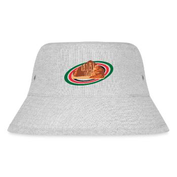 Petra Jordanien - Stanley/Stella recycelter Bucket Hat - Grau meliert - Vorne