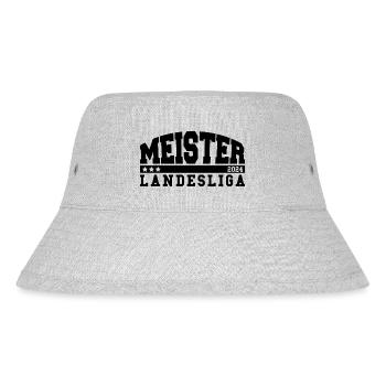 Meister Landesliga 2024 Aufstieg Fußball Handball - Stanley/Stella recycelter Bucket Hat - Grau meliert - Vorne