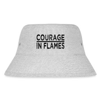 courage and strength acts of courage - Stanley/Stella Recycled Bucket Hat - heather grey - Front