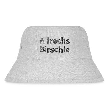A cheeky Birschle - Stanley/Stella Recycled Bucket Hat - heather grey - Front