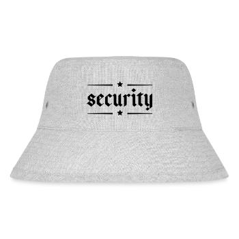 security - Stanley/Stella recycelter Bucket Hat - Grau meliert - Vorne