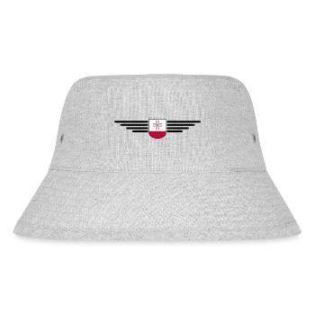 Malta T-Shirt – Für Insel-Fans - Stanley/Stella recycelter Bucket Hat - Grau meliert - Vorne