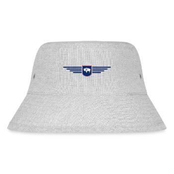 Wyoming Fan Shirt – Wild & Frei - Stanley/Stella recycelter Bucket Hat - Grau meliert - Vorne