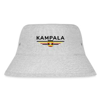 Kampala T-shirt for Uganda fans - Stanley/Stella Recycled Bucket Hat - heather grey - Front