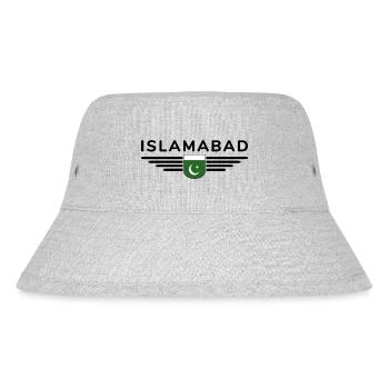 Islamabad Design – Style de la capitale - Bob recyclé Stanley/Stella - gris chiné - Devant
