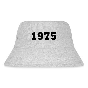 1975 - Stanley/Stella recycelter Bucket Hat - Grau meliert - Vorne