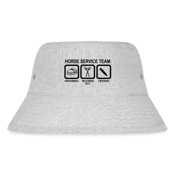 Pferd - Stanley/Stella Recycled Bucket Hat - heather grey - Front