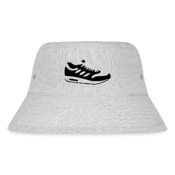 schuh__f1 - Stanley/Stella recycelter Bucket Hat - Grau meliert - Vorne