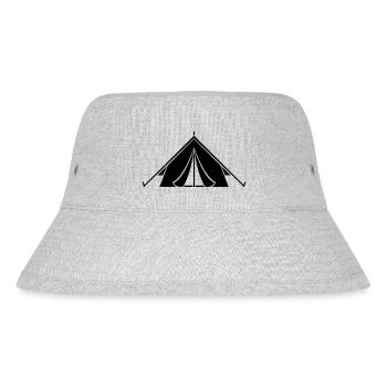 Outdoor Tent Design Cool - Stanley/Stella Recycled Bucket Hat - heather grey - Front