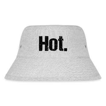 Hot. - Stanley/Stella Recycled Bucket Hat - heather grey - Front