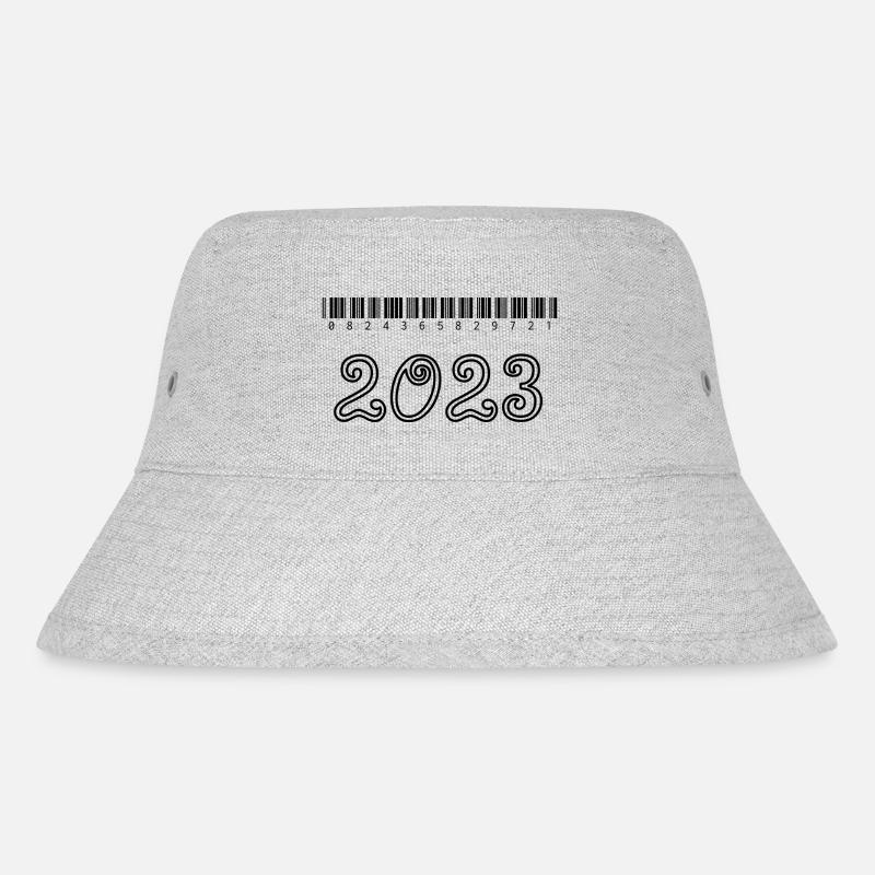 Barcode - Stanley/Stella recycelter Bucket Hat - Grau meliert