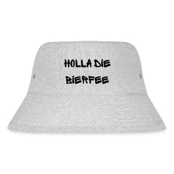 Partyspruch für Malle, Karneval ect. - Kostümidee - Stanley/Stella recycelter Bucket Hat - Grau meliert - Vorne