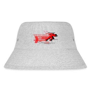 Biking Running Marathon Triathlon Bike - Stanley/Stella Recycled Bucket Hat - heather grey - Front