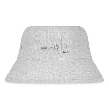 Skyline Berlin - Stanley/Stella recycelter Bucket Hat - Grau meliert - Vorne