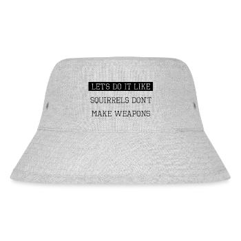 Sayings Peace Movement funky funny sayings - Stanley/Stella Recycled Bucket Hat - heather grey - Front