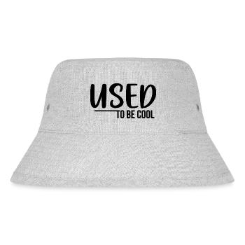 Used to Be Cool - Stanley/Stella Recycled Bucket Hat - heather grey - Front