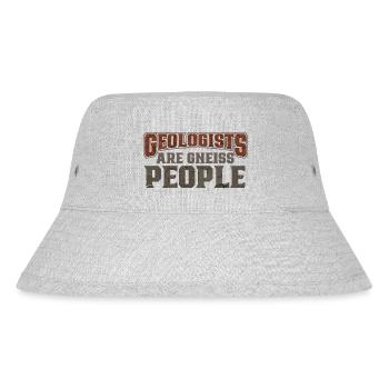 Geology Student Geologist Geology Student - Stanley/Stella Recycled Bucket Hat - heather grey - Front