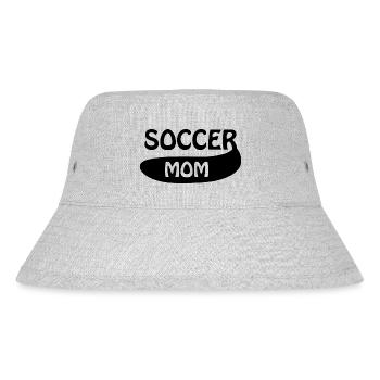 Fußball Soccer - Stanley/Stella recycelter Bucket Hat - Grau meliert - Vorne