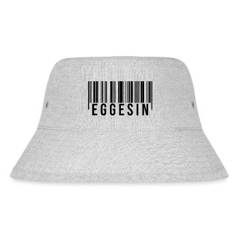 Eggesin Strichcode - Stanley/Stella recycelter Bucket Hat - Grau meliert - Vorne