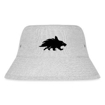 Tierische Silhouetten - Stanley/Stella recycelter Bucket Hat - Grau meliert - Vorne