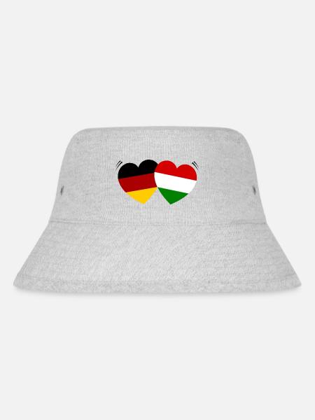 Die deutsch italienische Freundschaft - Stanley/Stella recycelter Bucket Hat - Grau meliert