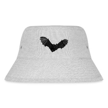 Bat - Stanley/Stella Recycled Bucket Hat - heather grey - Front