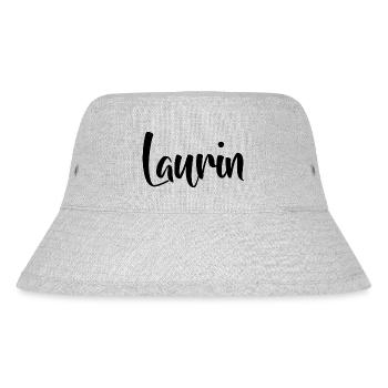 Name - Laurin - Stanley/Stella Recycled Bucket Hat - heather grey - Front