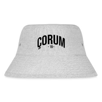 Corum 19 Turquie Türkiye TR Cadeau Vacances Turc - Bob recyclé Stanley/Stella - gris chiné - Devant