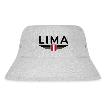 Lima Design – Découvrez la capitale du Pérou - Bob recyclé Stanley/Stella - gris chiné - Devant