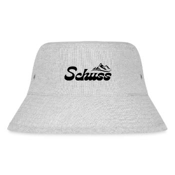Schuss ! SNOW TIME ! T-SHIRT SWEATS SKI HIVER NOEL - Bob recyclé Stanley/Stella - gris chiné - Devant