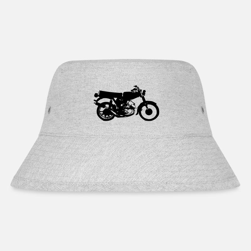 Simson moped - Stanley/Stella Recycled Bucket Hat - heather grey