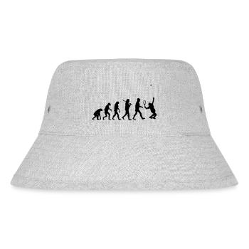 evolution Tennis - Stanley/Stella recycelter Bucket Hat - Grau meliert - Vorne