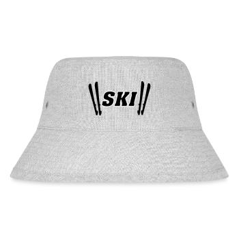 Skis - Stanley/Stella Recycled Bucket Hat - heather grey - Front
