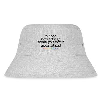 Neurodiversity - Stanley/Stella Recycled Bucket Hat - heather grey - Front