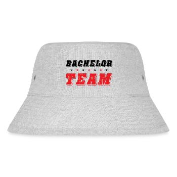Bachelor Team - Stanley/Stella recycelter Bucket Hat - Grau meliert - Vorne