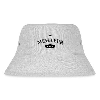 Meilleur papa. Fête des pères - Bob recyclé Stanley/Stella - gris chiné - Devant