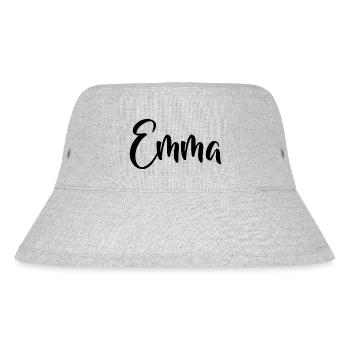 Name - Emma - Stanley/Stella recycelter Bucket Hat - Grau meliert - Vorne