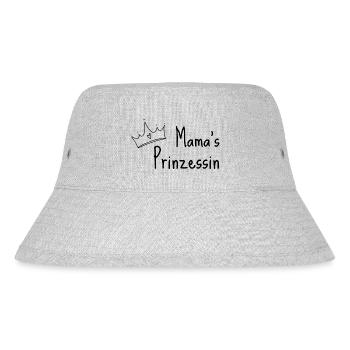 Mama's Prinzessin Design Geschenk für Tochter - Stanley/Stella recycelter Bucket Hat - Grau meliert - Vorne