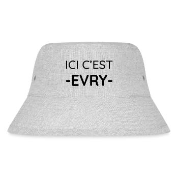 Ici c'est Evry (noir) - Bob recyclé Stanley/Stella - gris chiné - Devant