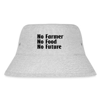 The Peasant Protests - Stanley/Stella Recycled Bucket Hat - heather grey - Front