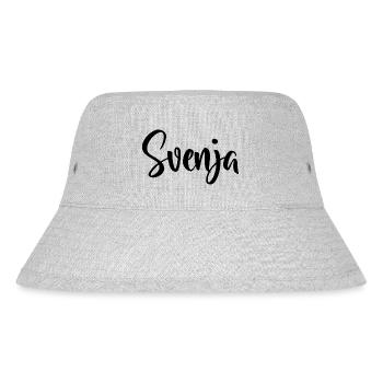 Name - Svenja - Stanley/Stella recycelter Bucket Hat - Grau meliert - Vorne