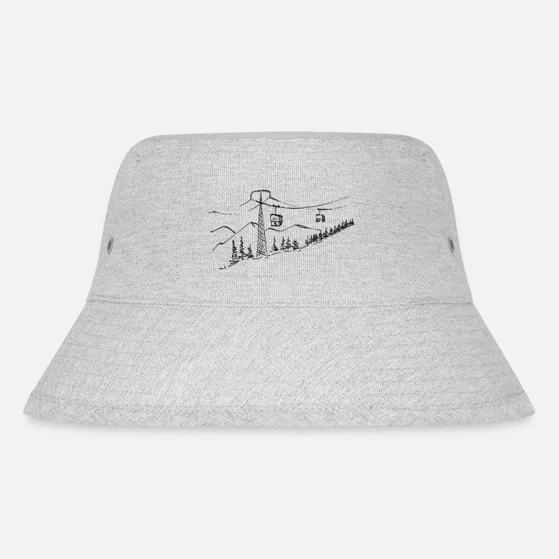 Ropeway - Stanley/Stella Recycled Bucket Hat - heather grey