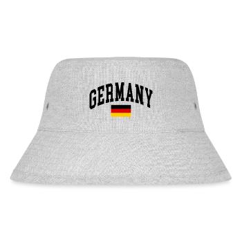 Deutschland - Stanley/Stella recycelter Bucket Hat - Grau meliert - Vorne